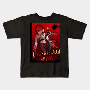 chainsaw man Kids T-Shirt